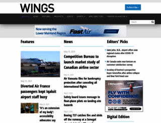 wingsmagazine.com screenshot