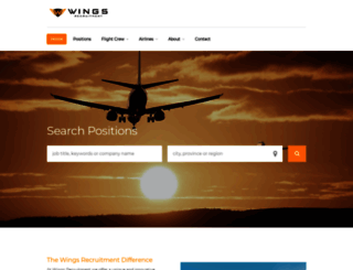wingsrecruitment.com screenshot
