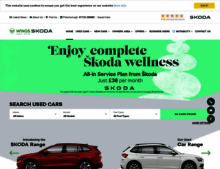 wingsskoda.co.uk screenshot