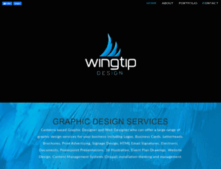 wingtipdesign.com.au screenshot