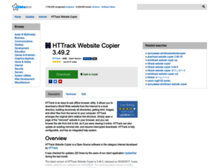 winhttrack-website-copier.updatestar.com screenshot