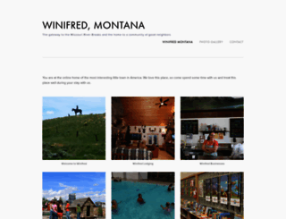 winifredmontana.com screenshot