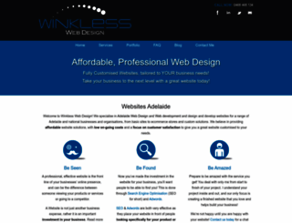 winklesswebdesign.com.au screenshot