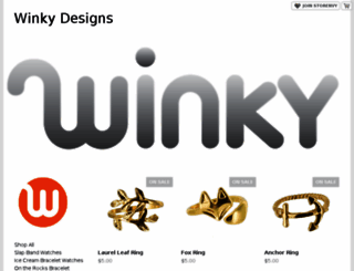 winkydesigns.storenvy.com screenshot