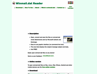 winmail-dat.com screenshot