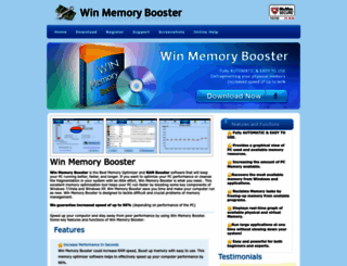winmemorybooster.com screenshot