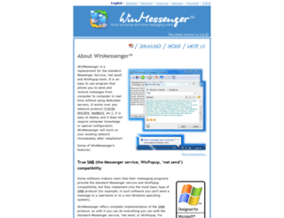 winmessenger.com screenshot