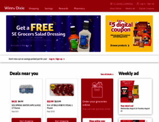 winndixiegrocerystores.com screenshot