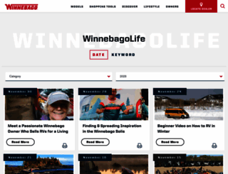 winnebagolife.com screenshot