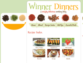 winnerdinners.com screenshot