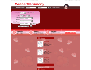 winnermatrimony.com screenshot