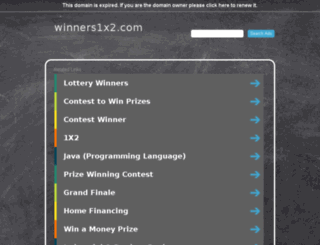 winners1x2.com screenshot