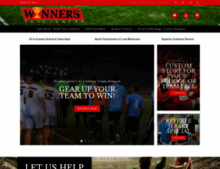 winnerssportswear.com screenshot