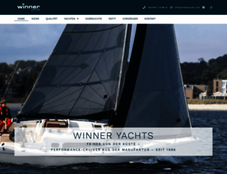 winneryachts.com screenshot