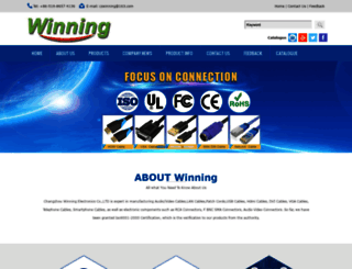 winningcables.com screenshot