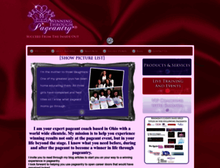 winningthroughpageantry.com screenshot