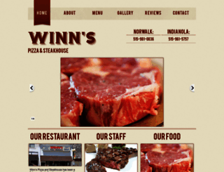 winnspizzaandsteakhouse.com screenshot