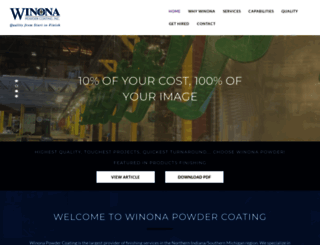 winonapowder.com screenshot