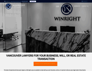 winrightlaw.com screenshot