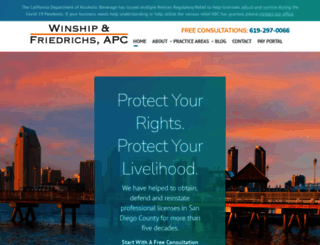 winshiplaw.com screenshot