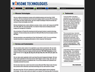 winsometech.com screenshot
