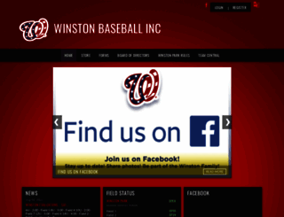 winstonbaseball.com screenshot
