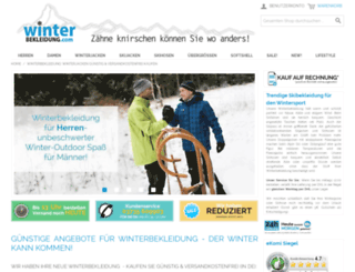 winterbekleidung.com screenshot