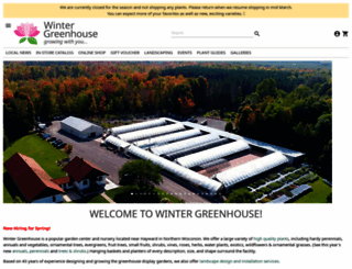 wintergreenhouse.com screenshot