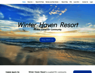 winterhavenresort.com screenshot