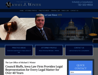 winterlawoffices.com screenshot