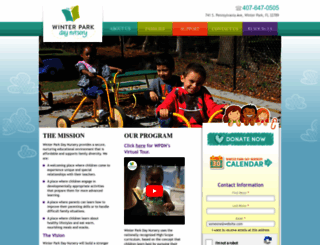 winterparkdaynursery.org screenshot