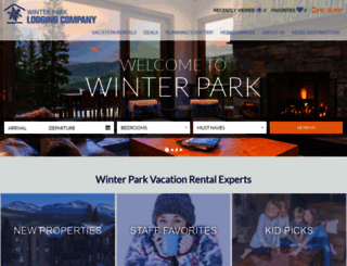 winterparklodgingcompany.com screenshot