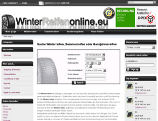 winterreifenonline.eu screenshot