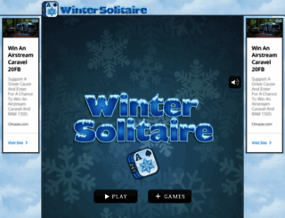 wintersolitaire.com screenshot