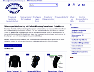 wintersport-online-shop.de screenshot