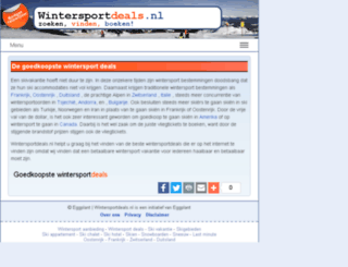 wintersportdeals.nl screenshot