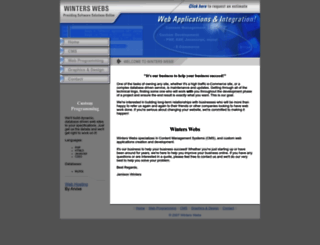 winterswebs.com screenshot
