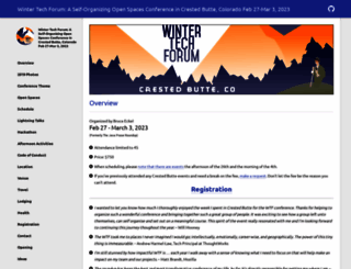 wintertechforum.com screenshot