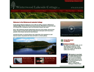 winterwoodlakesidecottage.com screenshot