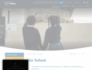 wintonprimaryschool.com screenshot
