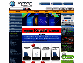 wintroniccomputers.com screenshot