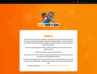 winvelope.ca screenshot