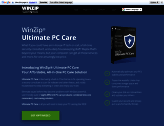 winzipultimatepccare.com screenshot