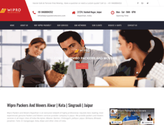 wipropackersmovers.com screenshot
