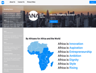 wire.africannewsagency.com screenshot