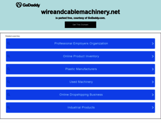 wireandcablemachinery.net screenshot