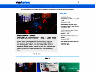 wiredreviewz.com screenshot