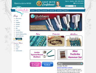 wiredupbeads.com screenshot