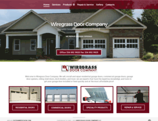 wiregrassdoor.com screenshot