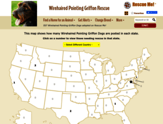 wirehairedpointinggriffon.rescueme.org screenshot